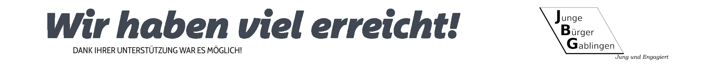 Junge Bürger Gablingen - JBG